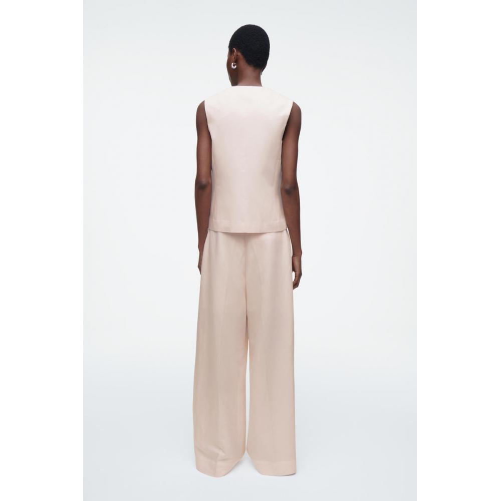 COS Japan Relaxed Linen Blend Wide Leg Pants