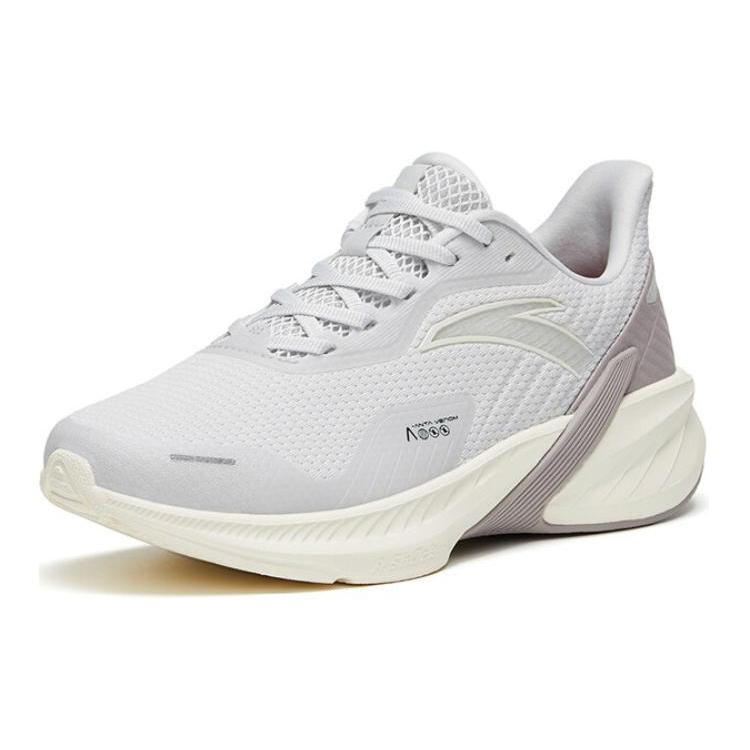 New Anta DuCi4 Cushioning Anti Slip And Wear Resistant Low Top Running Shoes Women's Sand Grain Gray 122315520-4