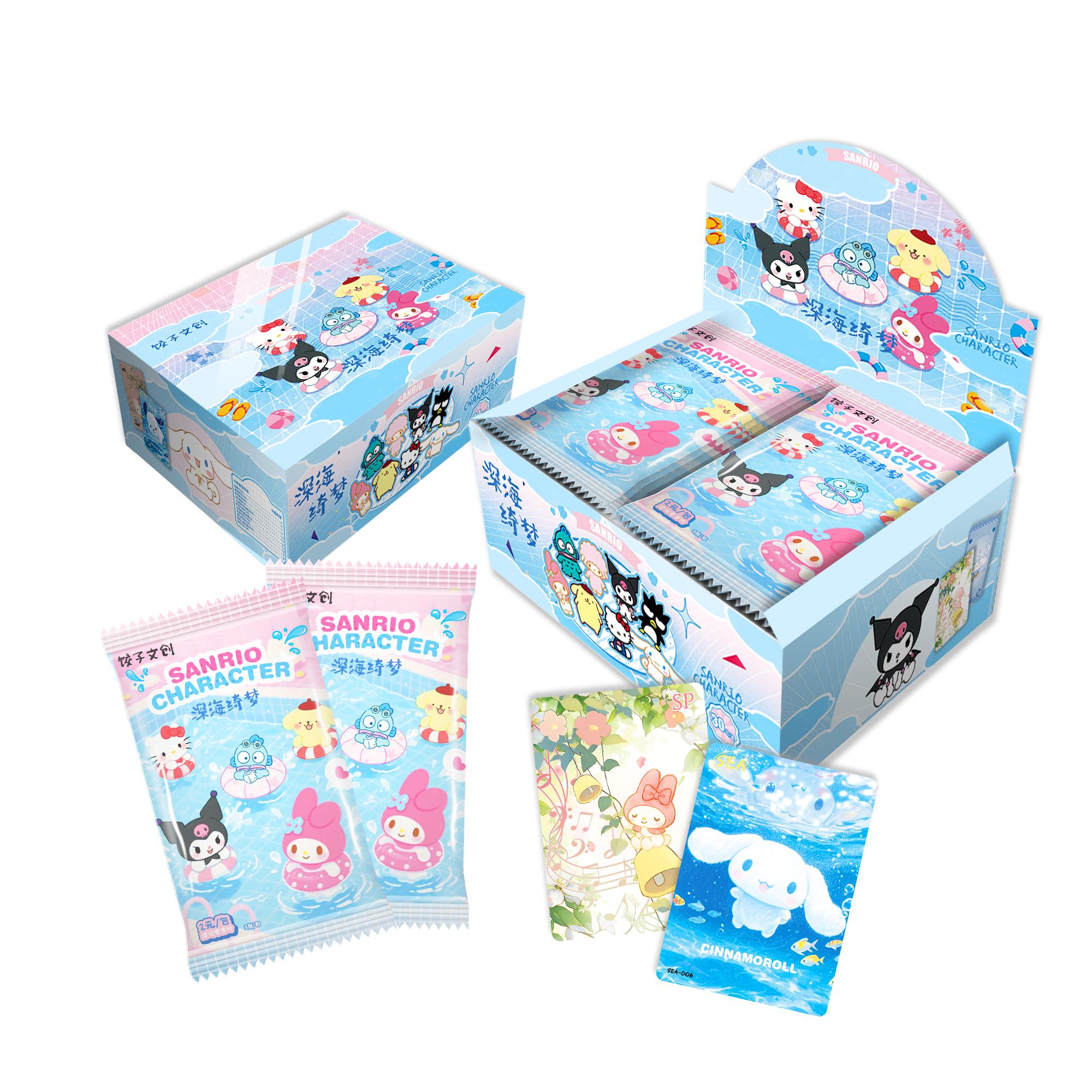 Authentic Sanrio Card Kuromi Melody Anime Character Collection Card Game Peripheral Christmas Gift Toys