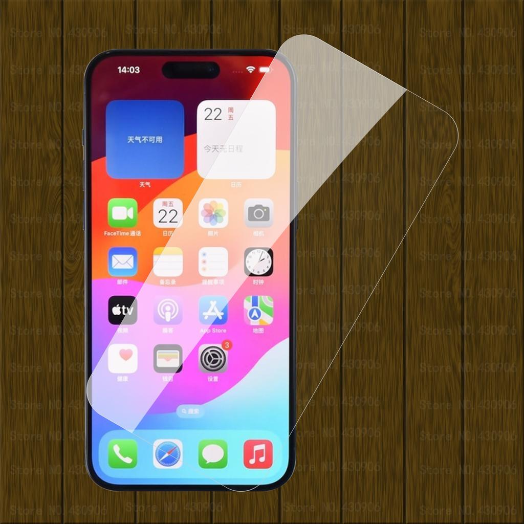 For iPhone 15 Pro MAX Screen Protector Coverage High Quality Transparent Tempered Glass Film 2.5D 9H