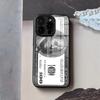Graffiti Money Pattern Phone Case For IPhone 17 Air 16 E Pro Max 15 14 13 Mini 12 Pro 11 Max Plus Black Glass Cover