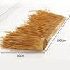 1m x 50cm Panel Strohdach Schilfgras Material Simulation Palmenstroh Für Sonnenschirmabdeckung