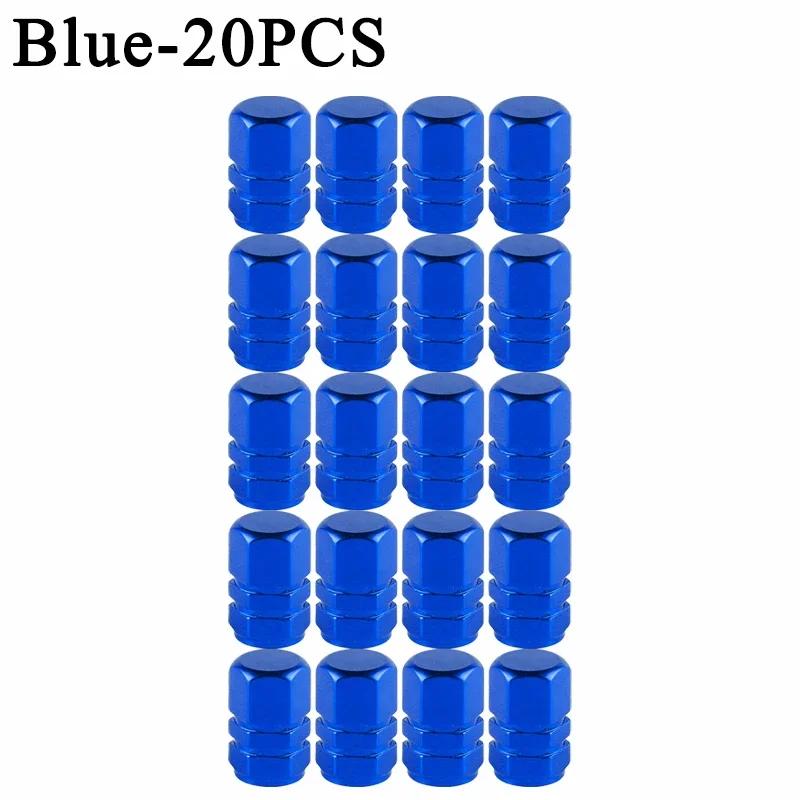1-20Bag Aluminum Alloy Tire Valve Caps Universal Car Truck Motorcycle Wheel Stem Covers Dust Proof Tire Accessories for SUV Bike