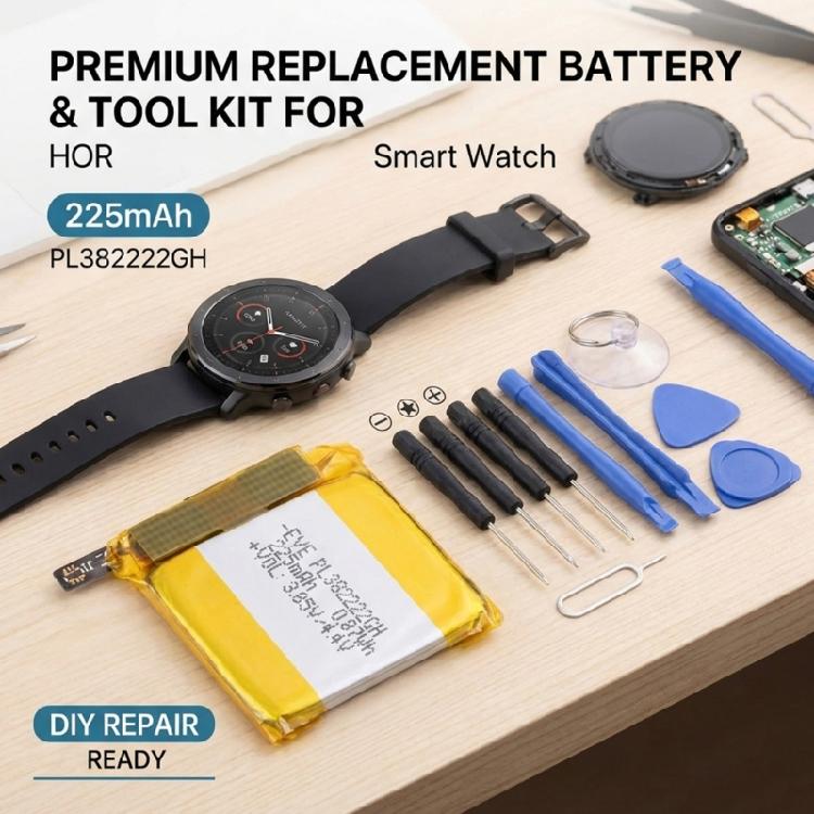 SmartWatch Battery 225mAh PL382222GH Low Power Mode And Optimal Charging Protections for