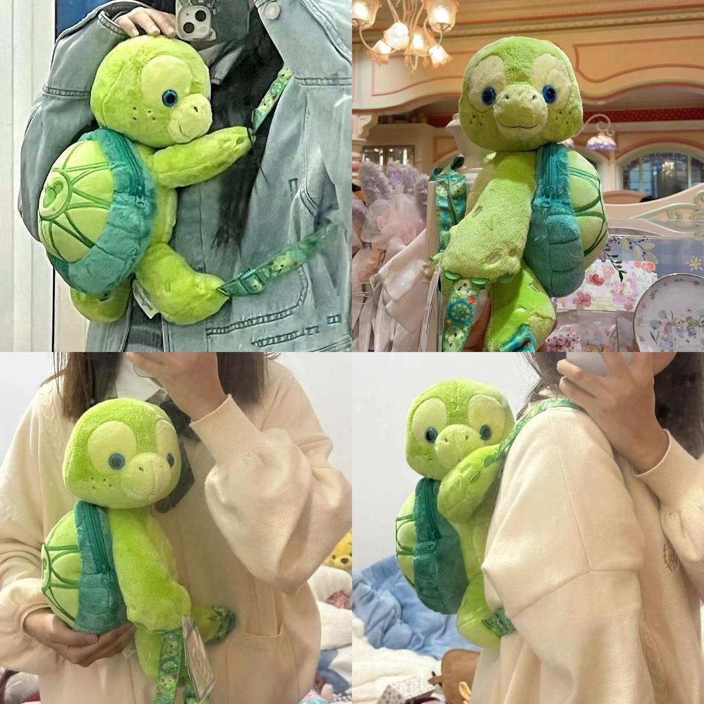 Olu Cute Mel Doll Soft Plush Turtle Cartoon Pattern Backpack For Kids