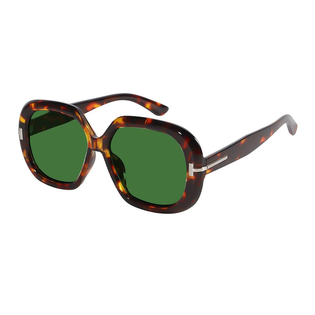 T-shaped large-frame sunglasses, new European and American fashion ins sunshade sunglasses, trendy street sunglasses for women