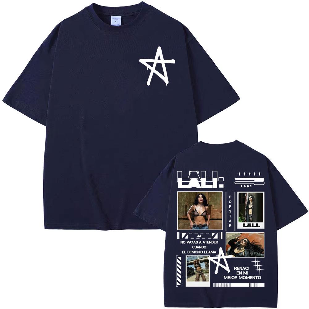 

2025 Summer Singer Larry Esposito Acina Album Tour Tshirt Male Hiphop Fashion Tshirt Casual and Comfortable Cotton Tshirt 4XL