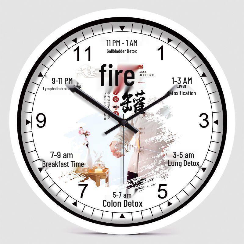 Health Club & Beauty Salon Silent Wall Clock for SPA and Therapies