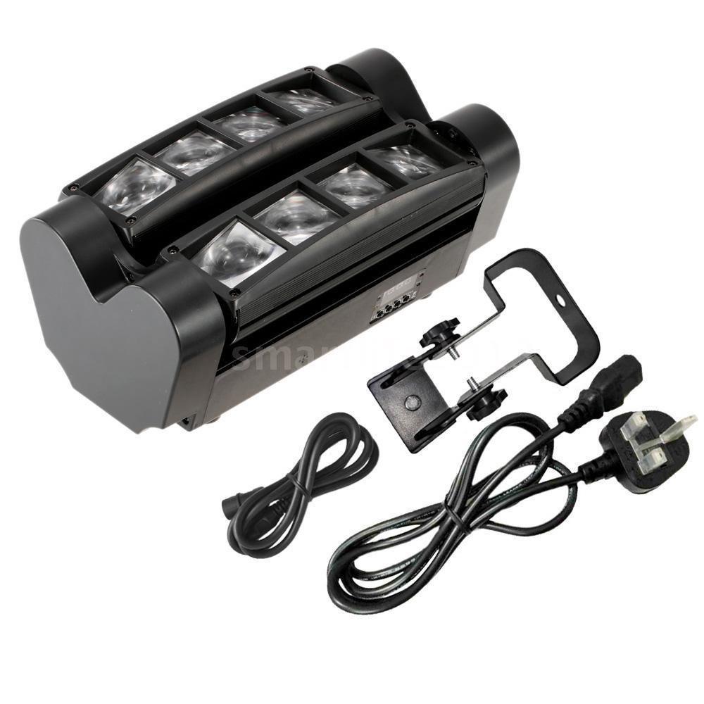 IP20 90W RGBW 4 IN 1 DMX512 LED Spider Beam Moving Head Stage Lighting DJ Party Disco US Plug - Intl