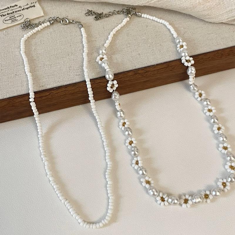 Vintage Daisy Pearl Dream Necklace
