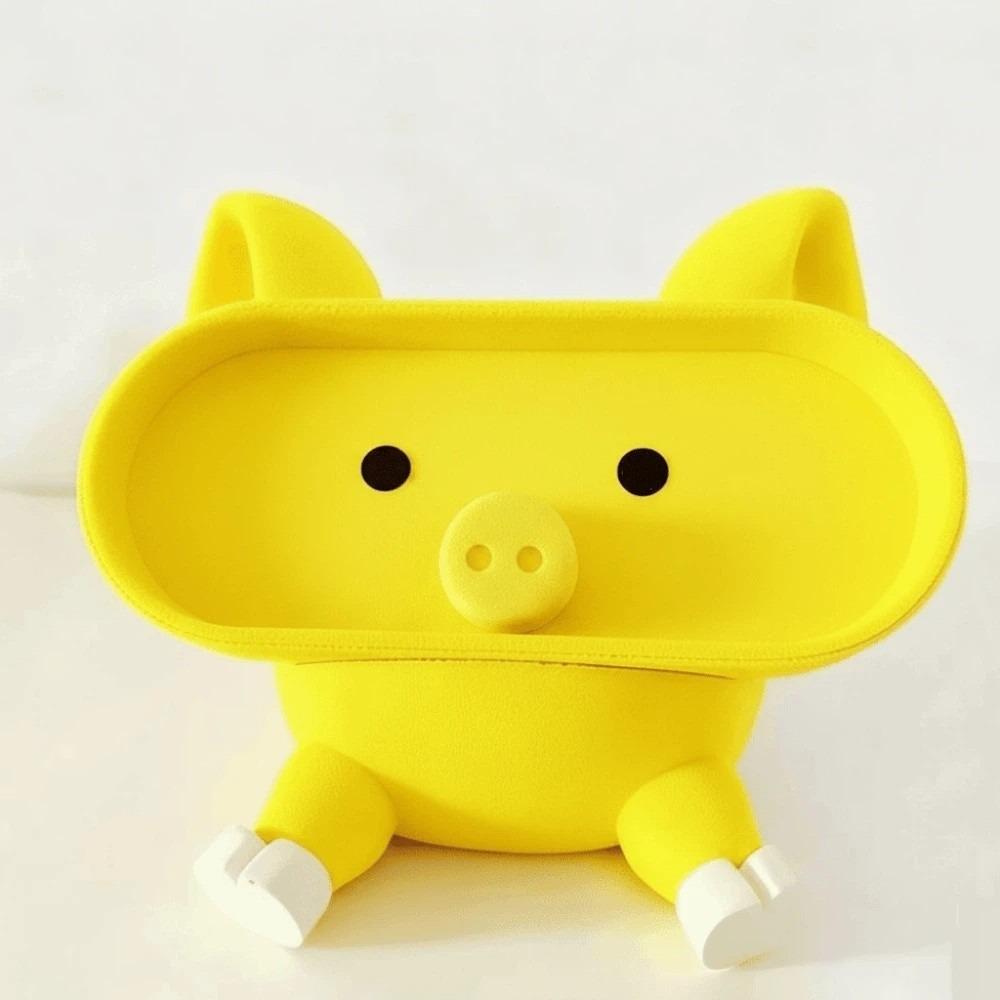 Large Capacity Pink Piggy Glasses Case PLA Small Items Organizers Eyewears Storage Box Keys