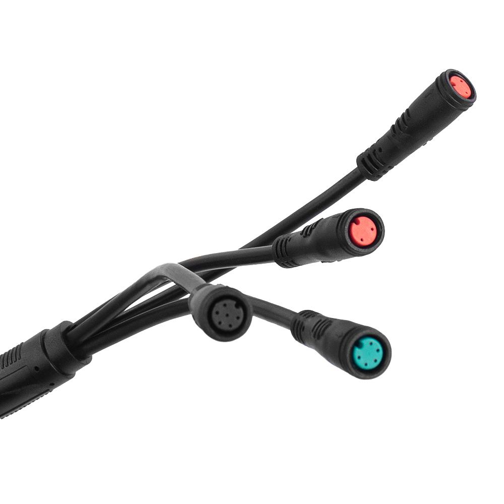 Cabo do controlador do painel da scooter elétrica para Kugoo M4/ M4 Pro Conector do painel da scooter elétrica Cabo de alimentação do motor Peças da linha de dados