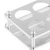 Porte-verres Présentoir Résistant à la Rouille Multi-trous Organisateur de Tasses 6/12 Trous pour Table de Cuisine
