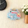 Fourth Generation Labubu Doll Clothes 4.0 Pop Mart Blind Box Pendant Overalls 10cm Cotton Doll Dress-Up Outfit