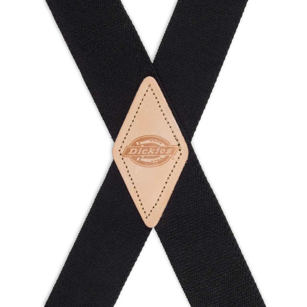 Dickies Cross Width Free Size Men's Suspenders, Black, Construction, 3.5cm,