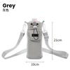 Portable Thermos Cup Cover Travel Crossbody Water Bottle Bag Outdoor Mobile Phone Water Bottle Crossbody Drawstring Storage Bag