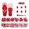 12-Grid Irregular Transparent AB Glass Diamonds for Nail Art