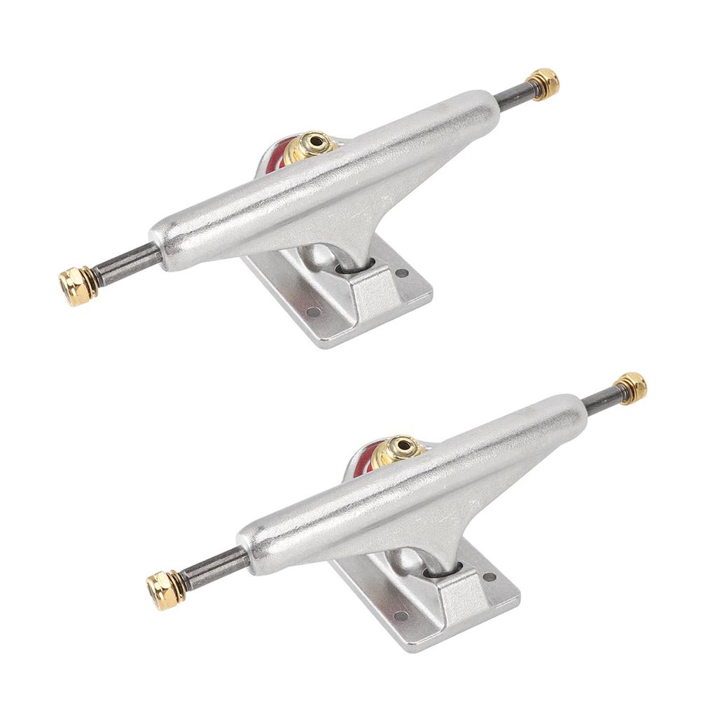 2pcs 5.5in Hollow Skateboard Trucks Aluminium Alloy Shock Absorbing Skateboard Bridges