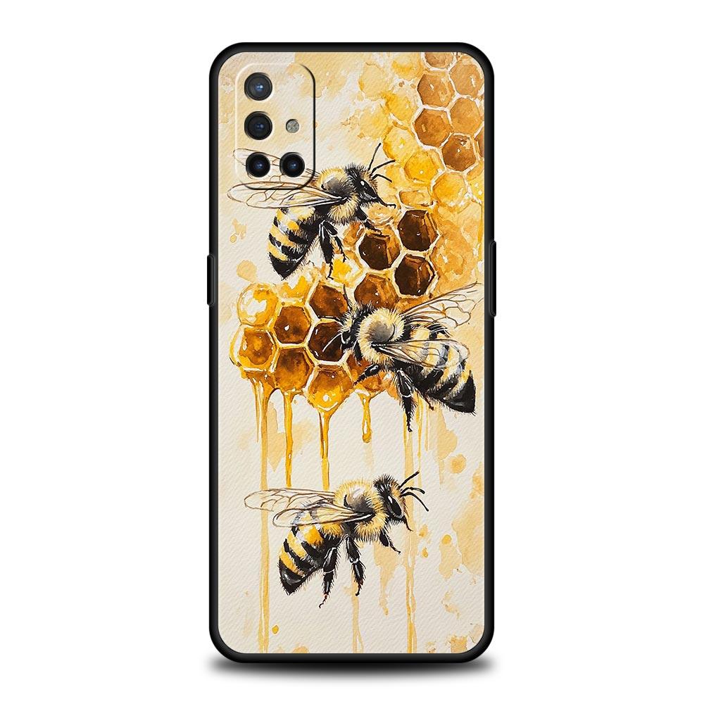 Bee Honey Phone Case For OnePlus 13 12 11 10 9 8 7T Pro 13R 12R 10R 9RT 8T Nord N200 N30 2T CE 2 3 5G Lite Soft Cover