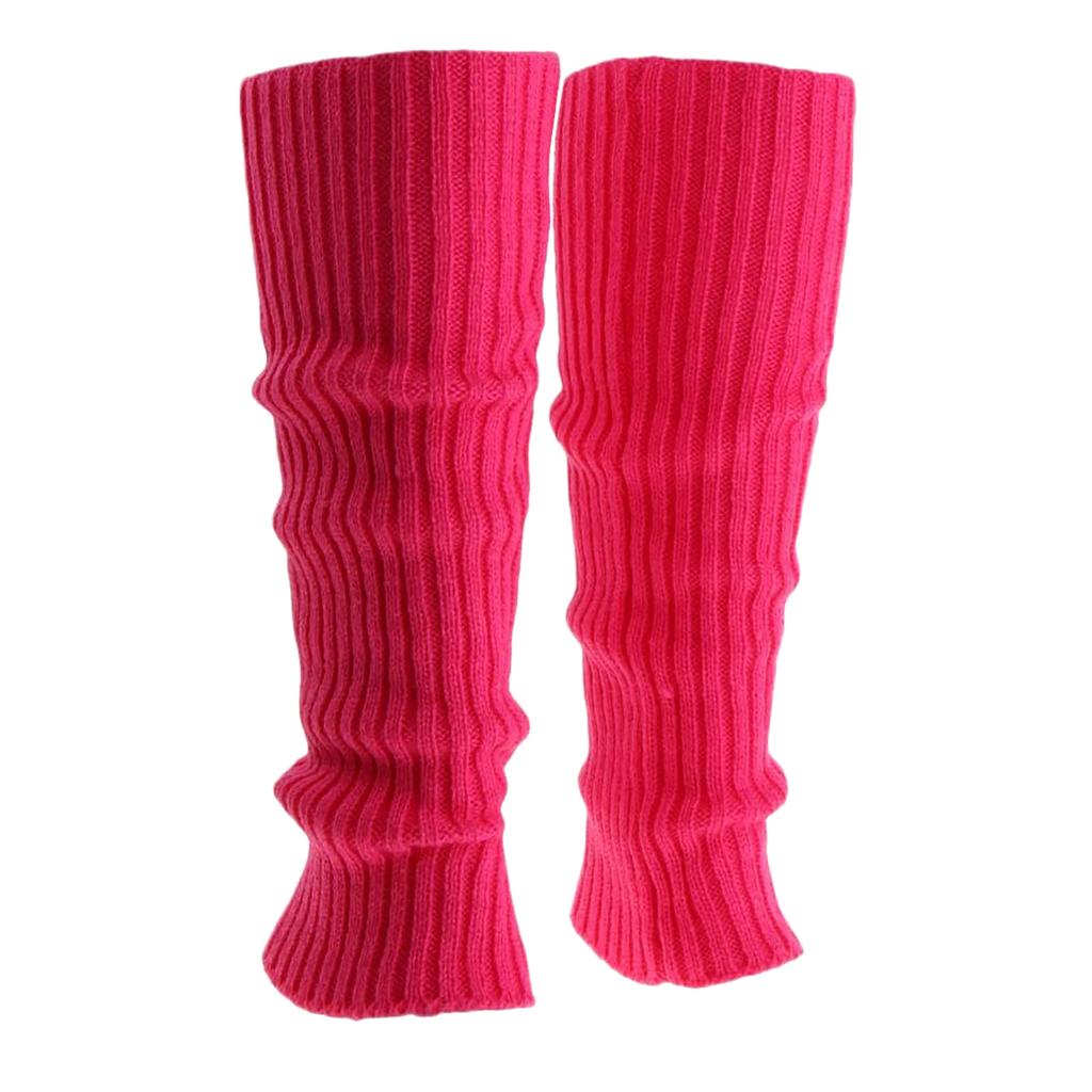 Ladies Cable Knit Leg Warmer Long Boot 