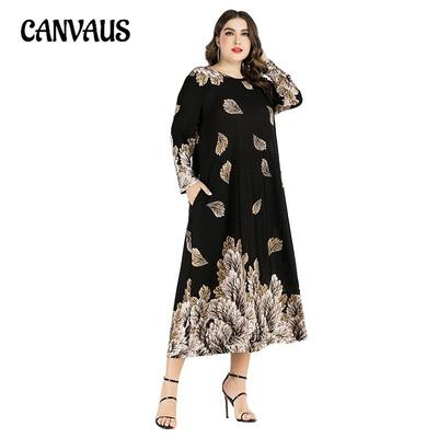 Plus Size Women's New Fashion Loose Dress
