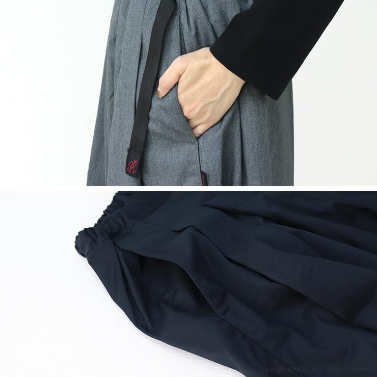 Gramicci Stretch Gabardine Flare Pants GLP4-FJP08, Solid Color, Outdoor Bottoms, Ankle Length, Women's, Size M, Navy