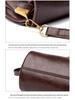Autumn Women's Vegetable Tanned Leather Textured Crossbody Bag - Fashionable, Versatile, Retro Design In Multiple Colors.