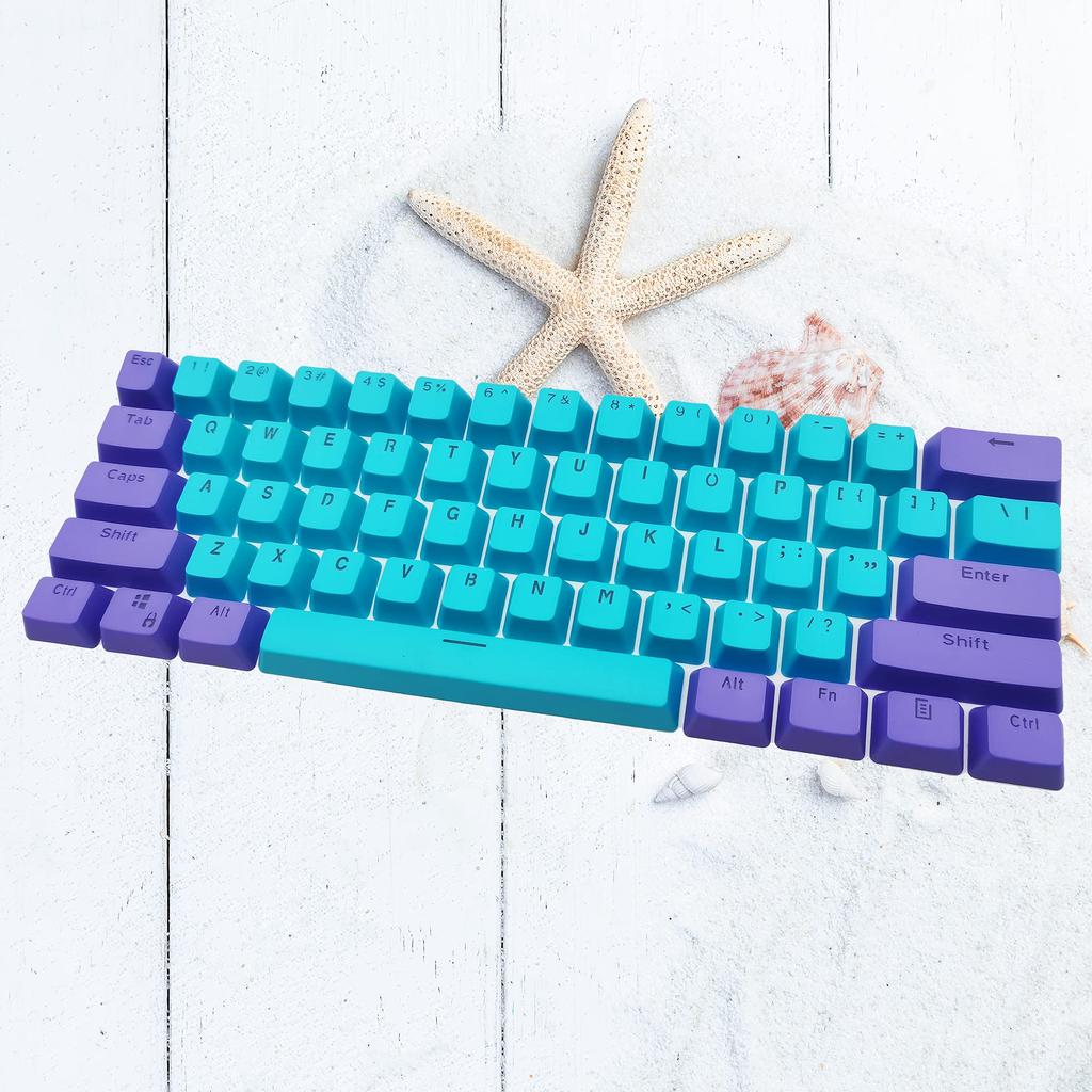 Guffercty kred GTSP Backlit Keycaps for Keyboard RK61 PBT Keycaps OEM Profile with Key Puller for Cherry MX Gateron Kailh Switches Gaming Switches 60%