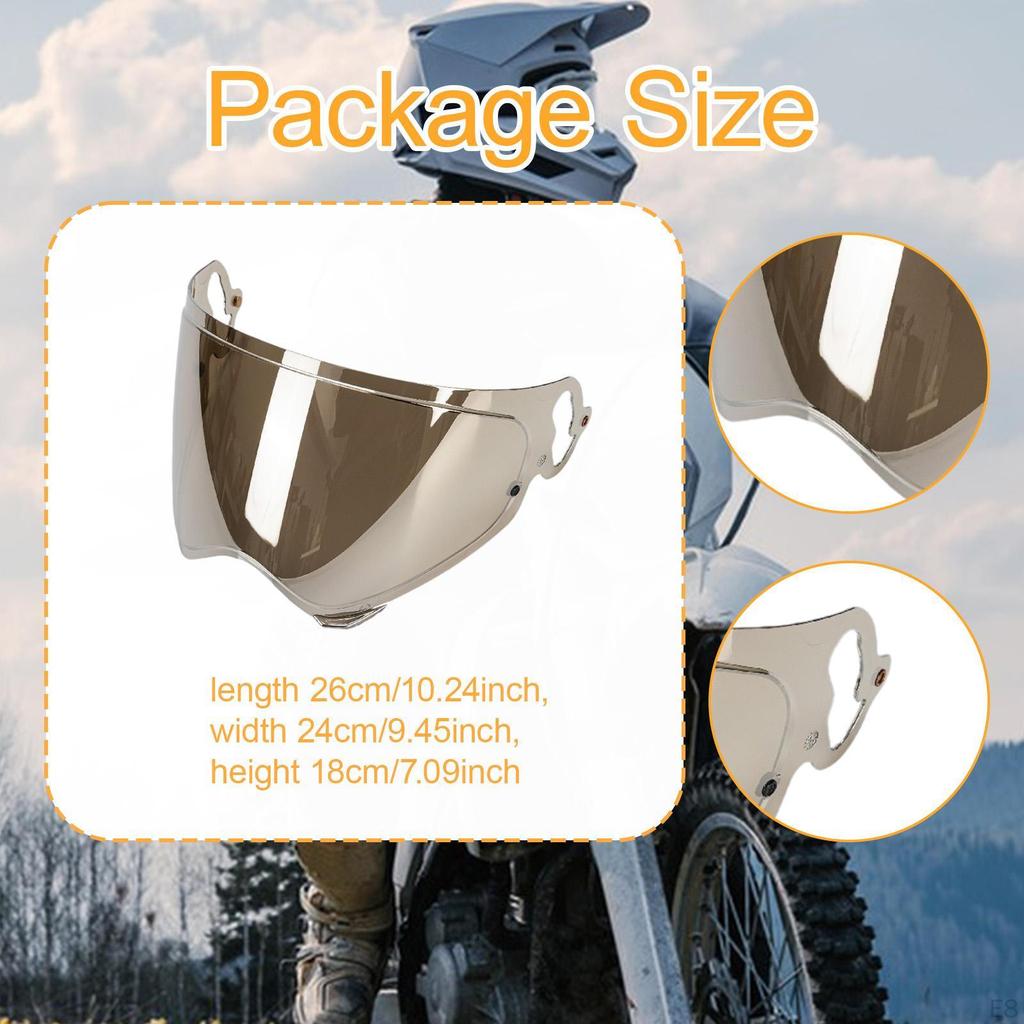 Helmet Visor, Portable Windshield, Motorcycle Windshield Replacement for Travel Cycling Supplies