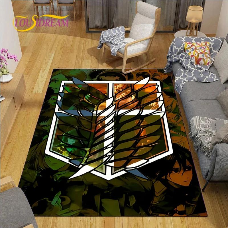 Mode A-Angriff auf T-Titan Teppich für Wohnzimmer Schlafzimmer Bereichsteppiche Küche Rutschfeste Bodenmatte Alfombra Geburtstagsgeschenk Poster Matte