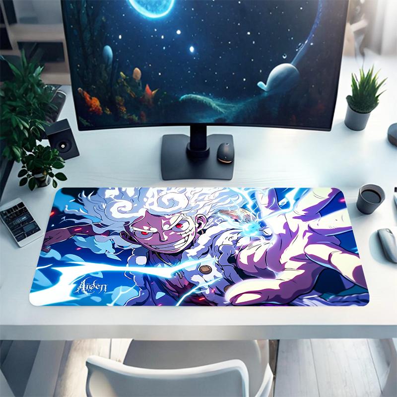1Pc Electric Energy Burst Gaming Mouse Pad Keyboard Desk Mat Non-slip Rubber Lock Edge Waterproof Computer Mousepad for Office Home Decor S1814
