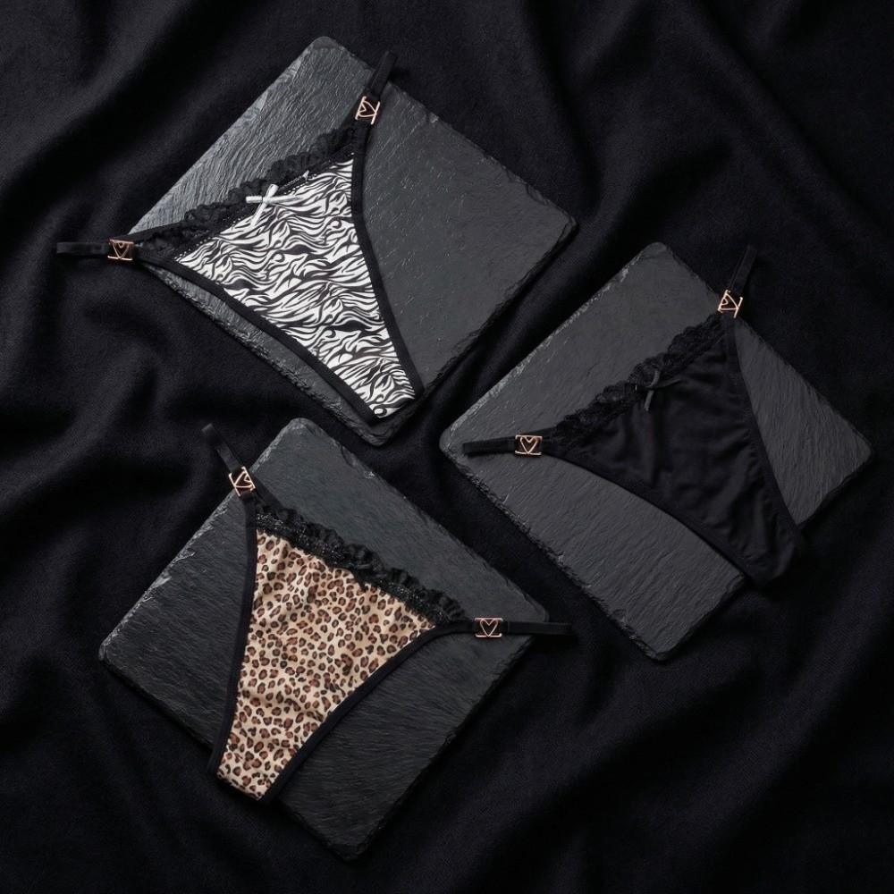 Trendy Underpants Law Waist Bow Thin Belt Lace Korean Underwear Briefs Women Panties G-String Thong