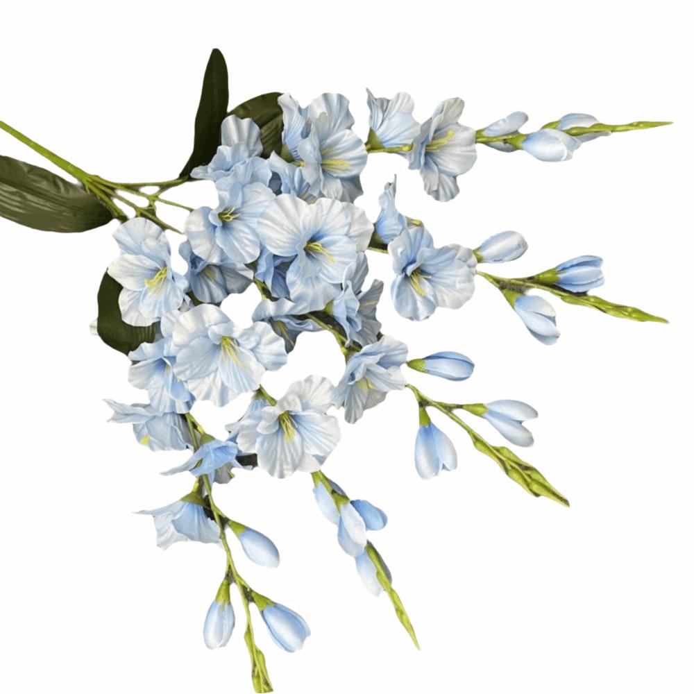 5 Grenar Konstgjord Hyacint Violet Blomma 62cm Konstgjorda Blommor Bröllopsdekoration