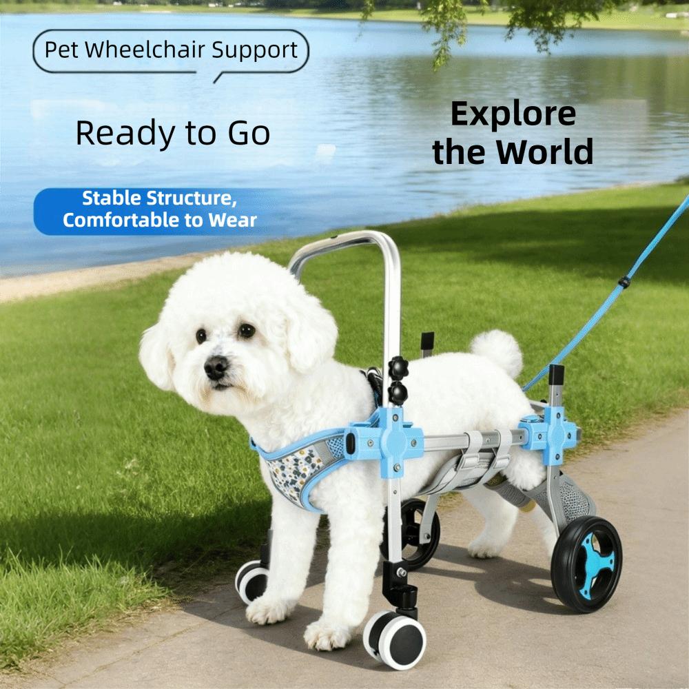 Breathable Harness Pet Rehabilitation Cart Disabled Pet Walking Aid  Rehabilitation Training