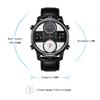 Large Dial Watch Men's Black Technology Multifunctional Waterproof Luminous Sports Student Quartz Electronic Watch