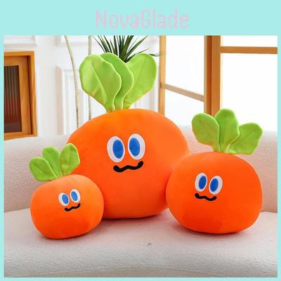 Mojo Carrot Stuffed Animal With Pp Cotton Filling Soft Toy For Kids Room Decor And Gifts
