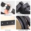 Leather Women'S Belt Premium Sense Doudou Buckle Decorated Jeans Belt Women
