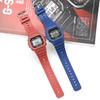 Strap With Case for Casio G-Shock DW-5600 DW-5000 GW-M5610 GLX-5600 Men Women Replacement Rubber Resin Shell Watch Band Bracelet
