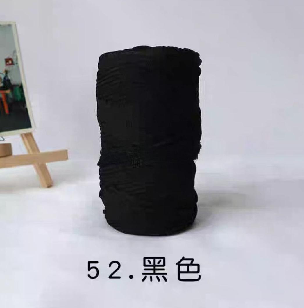

300g/4mm Polyester Nylon Blended Yarn Large Roll Round Hollow Thread DIY Hand Woven Tapestry Decoration Yarn Crochet Strand Yarn