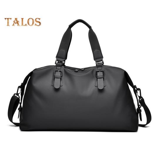 

Мужская сумка для путешествий на открытом воздухе, водонепроницаемая, с застежкой-молнией, большая вместимость, многосекционная сумка для фитнеса чёрный