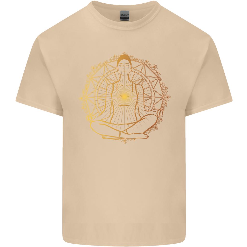 Spiritual Yoga Meditation Peace Unisexs Light Cotton TShirt