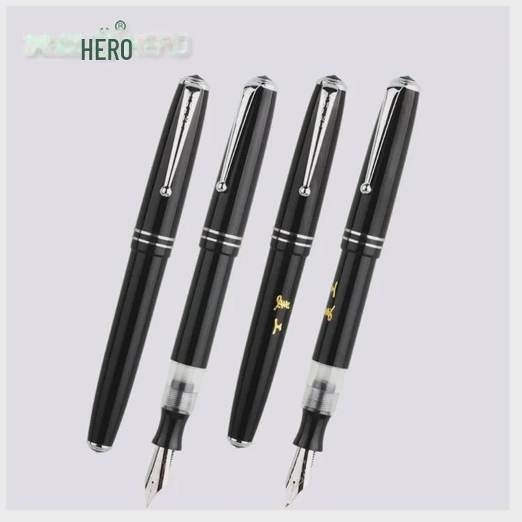 Hero 856 Classic Calligraphy Fountain Pen with Spiral Cap - Ideal for Students, Business, and Gifts.