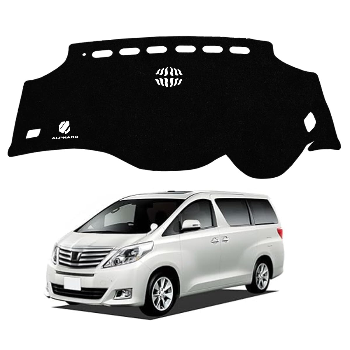 

Коврик на приборную панель ZdeduoCar для Toyota Alphard 20, разработанный на заказ с защитой от УФ-лучей и простой установкой для серии защиты интерьера, Защита,