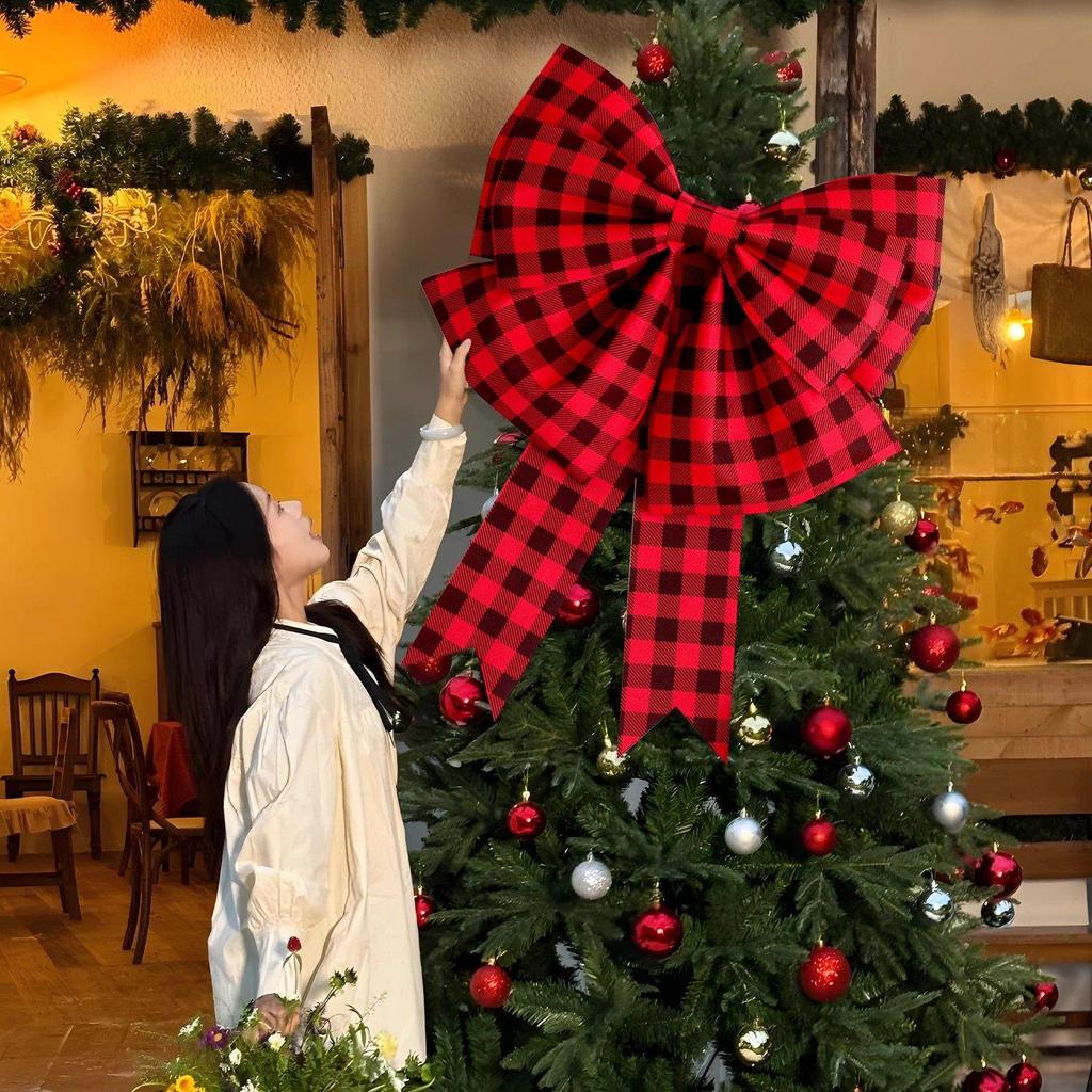 Stor Rosa Rosettprydnad för Jul, Födelsedag, Bröllop och Nyårsfiranden