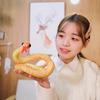 Realistic Snake Python Plush Toy, Body Pillow, Cushion, Figurine, Doll, Cute Animal, Sewn, Fluffy, Soft, Interior Decor, Store Decoration, Toy,