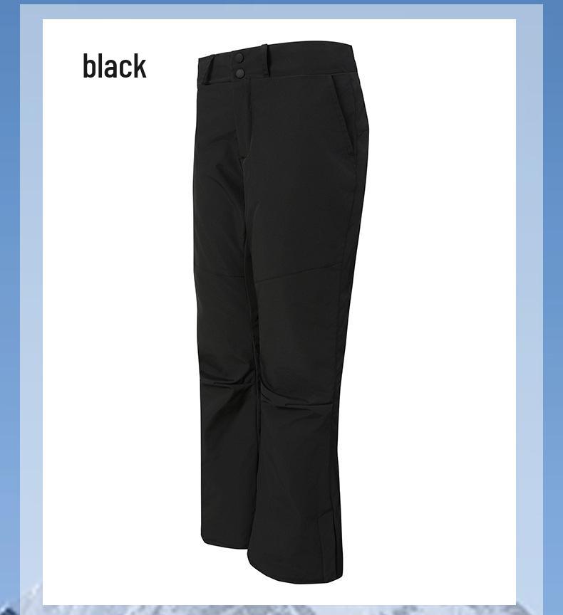 Women's Waterproof Outdoor Ski Suit - Micro Flare Ski Pants with Extra Cotton for Hiking and Skiing