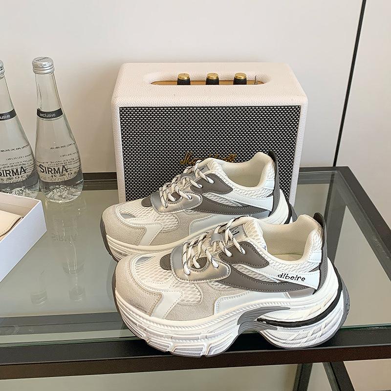 

Versatile dad shoes women s casual comfortable white shoes platform 2025 new summer popular fashion sports casual shoes small 35