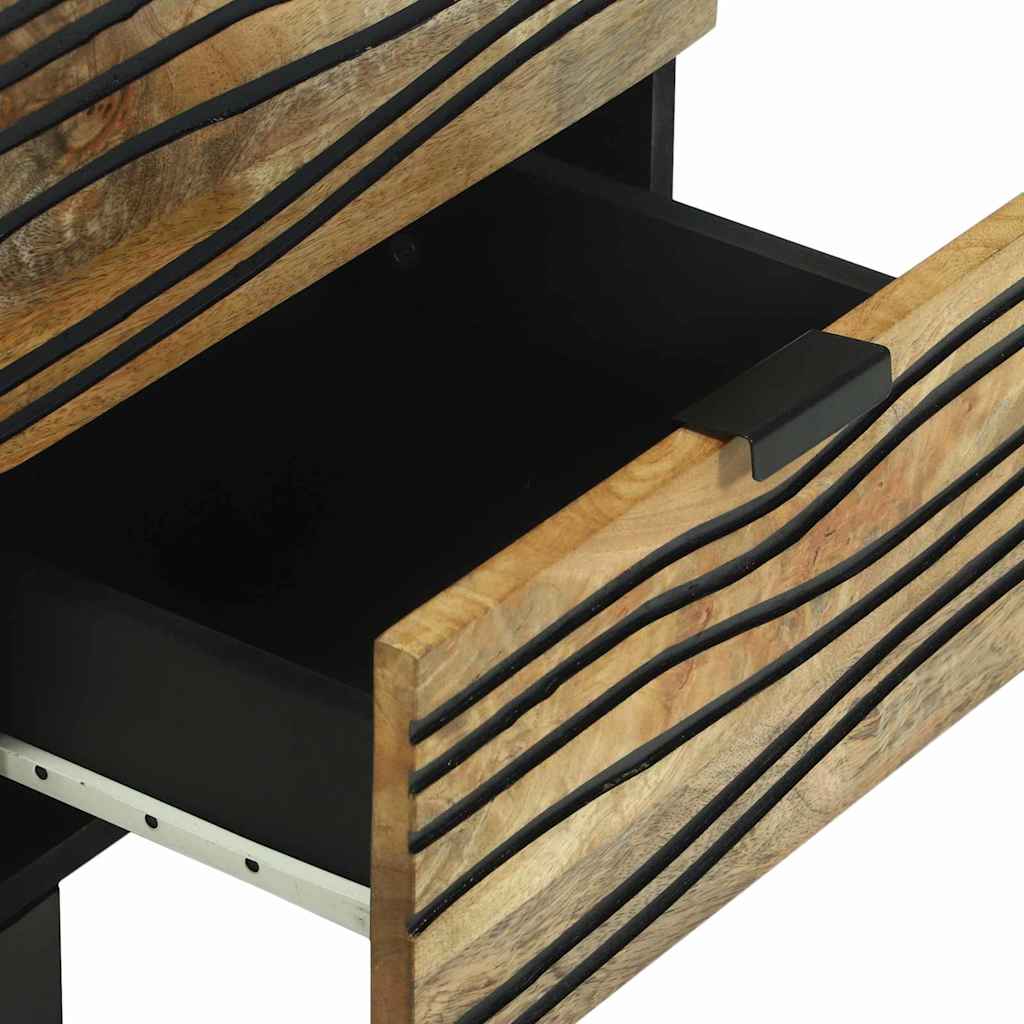 Nightstand Natural 40 x 33 x 46 cm Wood Based Material