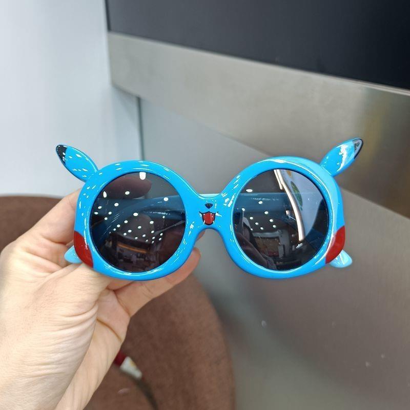 New Children Cute Cartoon Personality Sunglassesstreet Shooting Uv400 Boys Outdoor Sun Protection Glasses Kid Classic Eyewear