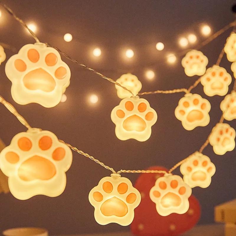 1,5 m LED Rosa Katteklo Lyslenke Gardin Girlander Lyslenker Soverom Hjem Julefest Bursdagsdekorasjon Eventyrlys